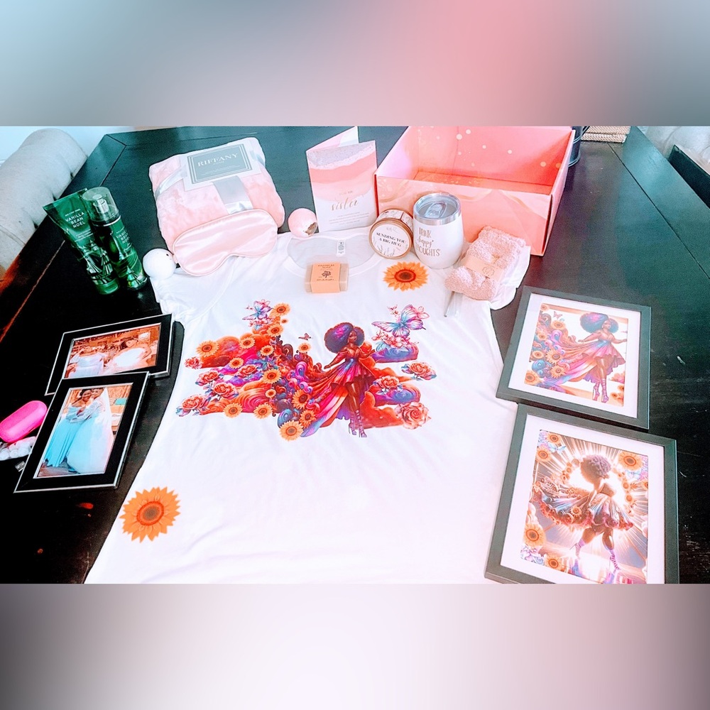 Colorful Sun flowers Graphic T-Shirt